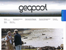 Tablet Screenshot of geopool.fi